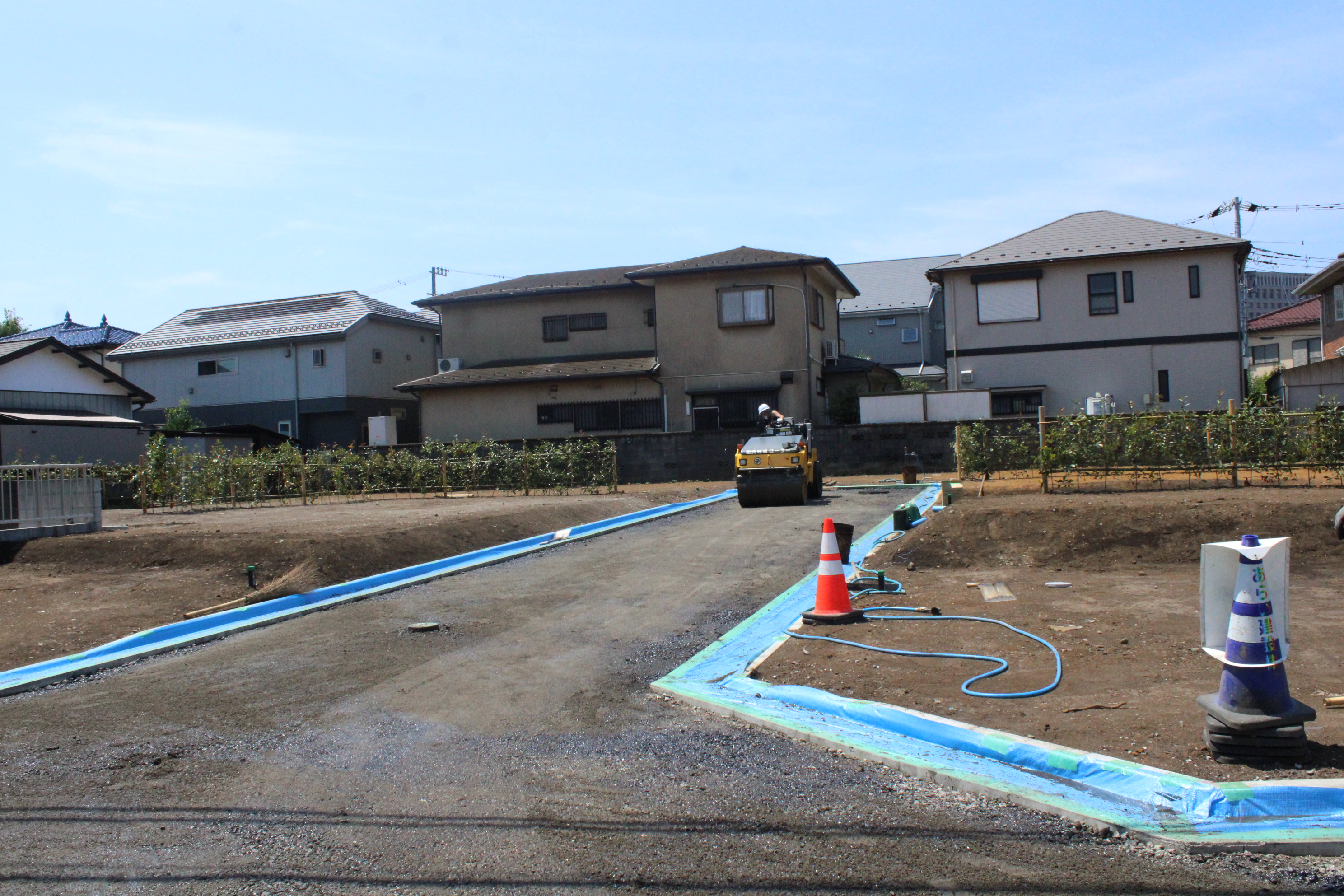 民間工事の作業風景